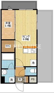 ヴィオラ矢上弐番館【4階】の間取り