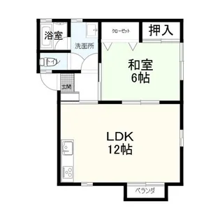 コーポロリス【2階】の間取り