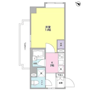 マーブルコート田園調布【2階】の間取り