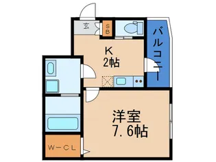 クリ-ク加島【2階】の間取り
