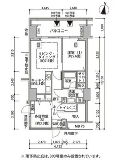 東雲キャナルコートCODAN17号棟【4階】の間取り