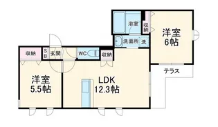 Grigio TODA【3階】の間取り