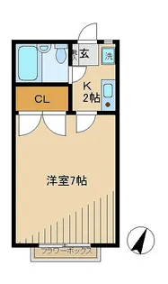 エクセルパピリオ【1階】の間取り