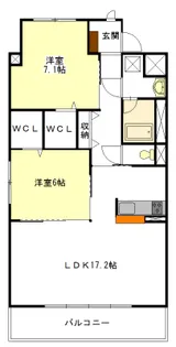 M’s ARTI【7階】の間取り