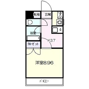 ソレイユ高野【2階】の間取り