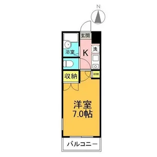 ロイヤルマンション安積町【1階】の間取り