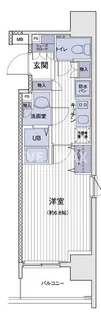 エスティメゾン大島【5階】の間取り