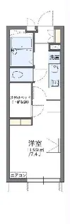 レオパレス藤【1階】の間取り
