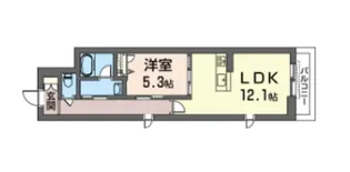 ブルーアーパス【3階】の間取り
