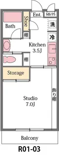 フレンドリー【1階】の間取り