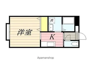 みほ・コーポII【1階】の間取り
