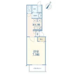 コルヌイエ【2階】の間取り
