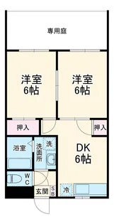 ガーデンルピナス【1階】の間取り