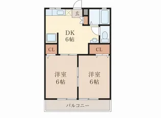 ベル・ヴィ21【2階】の間取り