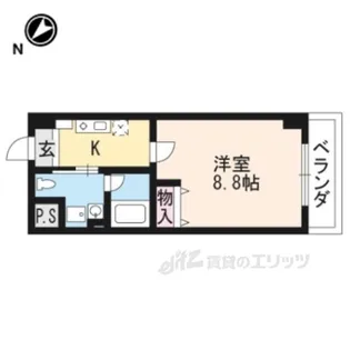 アール・ツー・コート【5階】の間取り