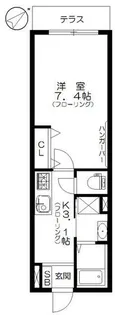 TK アクイラ【1階】の間取り
