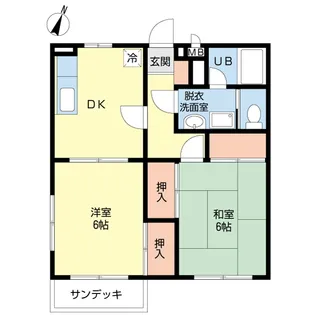 ペティエタァ【1階】の間取り