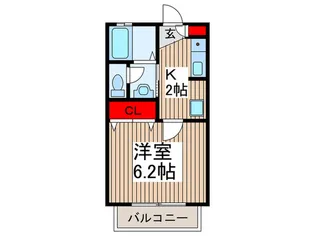 マイルネサンスII【2階】の間取り