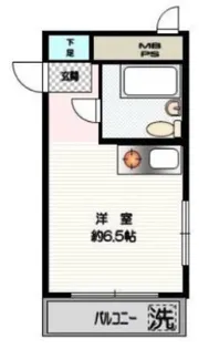 グレイス麻布十番【5階】の間取り