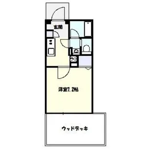 ヒルサイドキャッスル【1階】の間取り