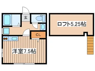 コ-ト・ヴェ-ル西橋本【2階】の間取り