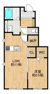 MARRON COURT【1階】の間取り