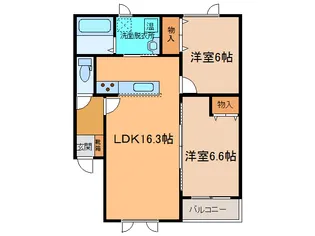 エムエル13【3階】の間取り