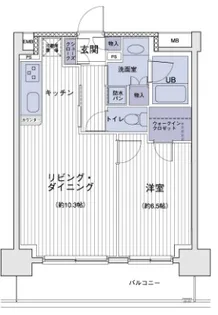 エスティメゾン大島【12階】の間取り