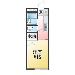 イーストフラッツ【1階】の間取り