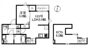 Estrella佐賀東【1階】の間取り
