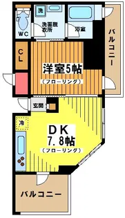 パールレジデンス【5階】の間取り