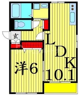 エスコート・チエ【1階】の間取り