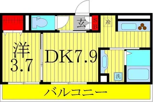 フルールおおたかの森【2階】の間取り