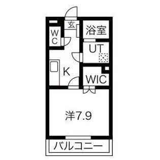 エクラ5【1階】の間取り