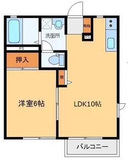 SD喜多鶴【1階】の間取り
