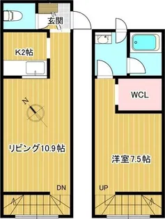 Y’s東札幌【2階】の間取り
