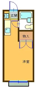 ハイツ平山【2階】の間取り