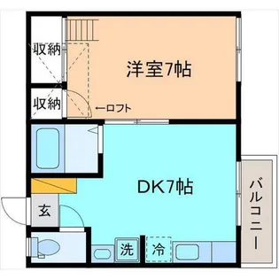 ポートレジデンス【2階】の間取り
