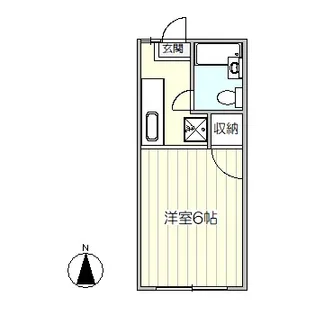 シルクハイムIWASAKI B棟【1階】の間取り