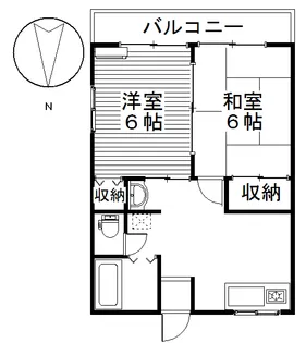 カモミール【2階】の間取り