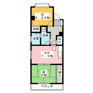 メゾンオカダ【3階】の間取り