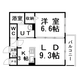 Kaveri壱番館【1階】の間取り