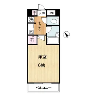 サニーハイツ東山【3階】の間取り