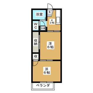 タカラハイツ【2階】の間取り