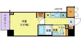 フェルクルールプレスト西横浜【9階】の間取り