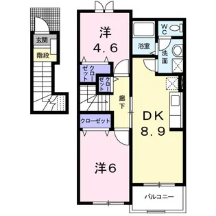 メゾンボヌールAの間取り