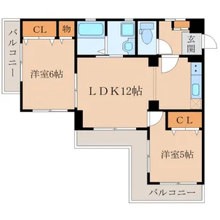 エスポアール樹【4階】の間取り