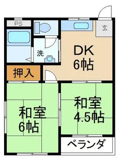 イズミビル【4階】の間取り