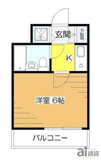 東京都小平市小川町2【マンション】の間取り