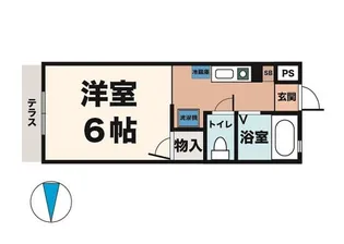 ラポール【1階】の間取り